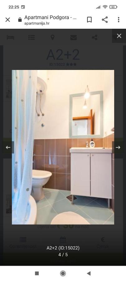 Vega Apartments Podgora Luaran gambar